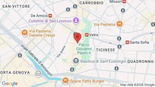 Apartments for rent i Milano Zona 1 - Centro storico - kort over placeringen