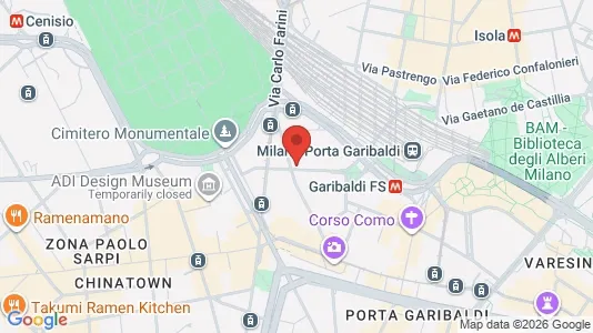 Apartments for rent i Milano Zona 1 - Centro storico - kort over placeringen