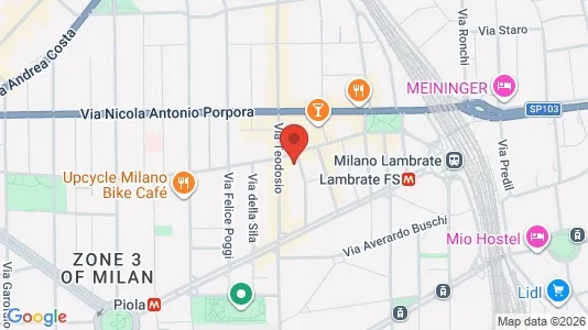 Apartments for rent in Milano Zona 3 - Porta Venezia, Città Studi, Lambrate - Photo from Google Street View
