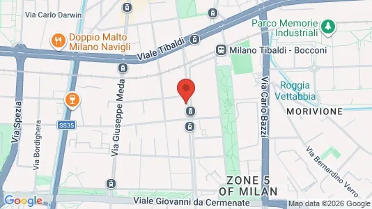 Apartments for rent i Milano Zona 5 - Vigentino, Chiaravalle, Gratosoglio - kort over placeringen