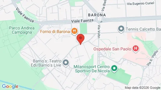 Apartments for rent i Milano Zona 5 - Vigentino, Chiaravalle, Gratosoglio - kort over placeringen