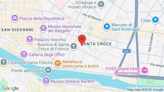 Apartments for rent i Florence - kort over placeringen