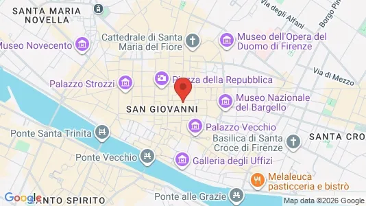 Apartments for rent i Florence - kort over placeringen