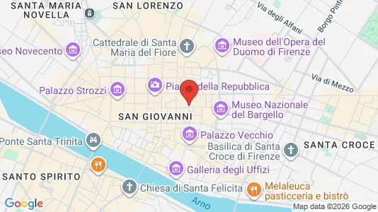 Apartments for rent i Florence - kort over placeringen