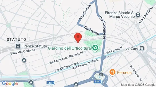 Apartments for rent i Florence - kort over placeringen