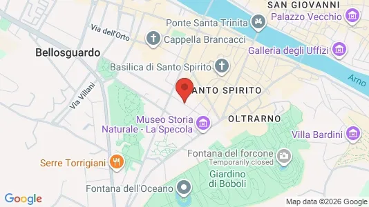 Apartments for rent i Florence - kort over placeringen
