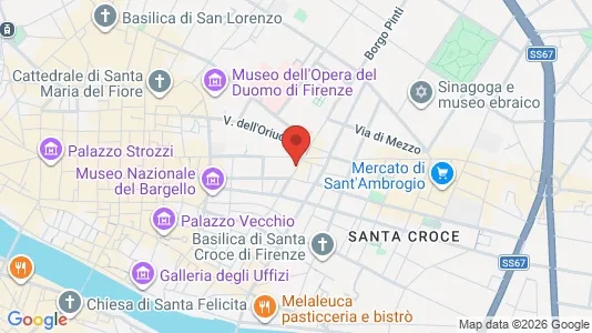 Apartments for rent i Florence - kort over placeringen