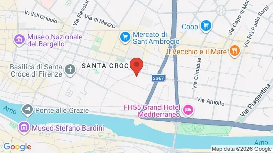 Apartments for rent i Florence - kort over placeringen