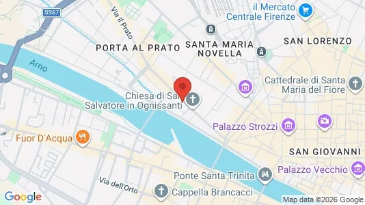 Apartments for rent i Florence - kort over placeringen
