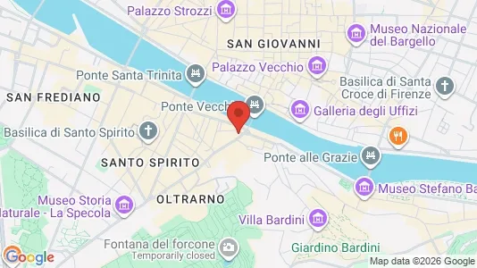Apartments for rent i Florence - kort over placeringen