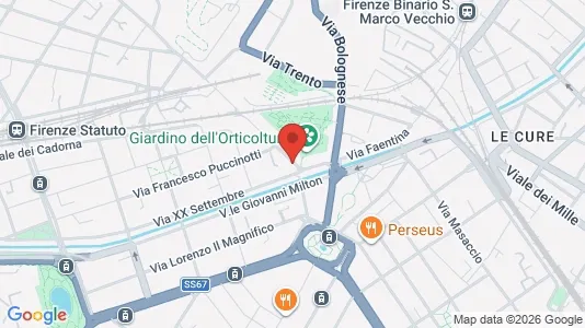 Apartments for rent i Florence - kort over placeringen
