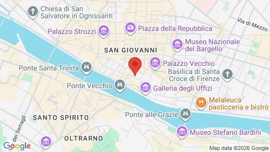 Apartments for rent i Florence - kort over placeringen