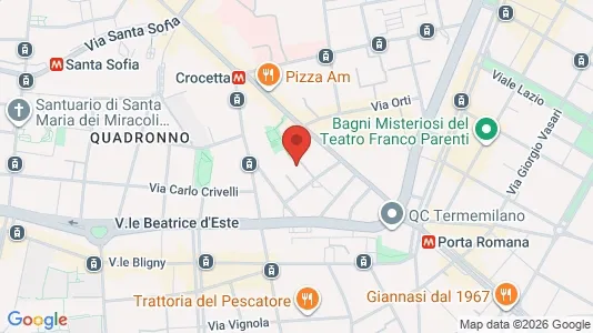 Apartments for rent i Milano Zona 1 - Centro storico - kort over placeringen