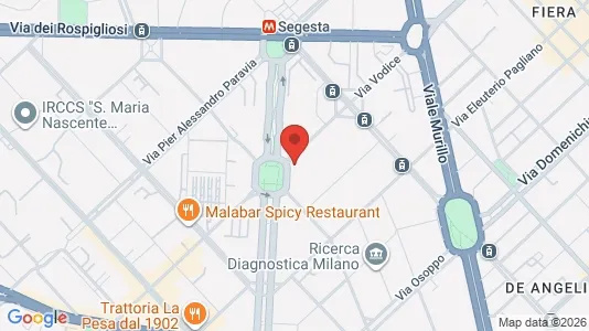 Apartments for rent i Milano Zona 7 - Baggio, De Angeli, San Siro - kort over placeringen
