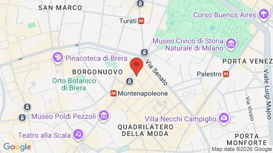 Apartments for rent i Milano Zona 1 - Centro storico - kort over placeringen