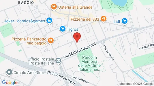 Rooms for rent i Milano Zona 7 - Baggio, De Angeli, San Siro - kort over placeringen
