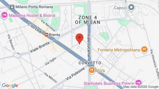 Apartments for rent i Milano Zona 5 - Vigentino, Chiaravalle, Gratosoglio - kort over placeringen