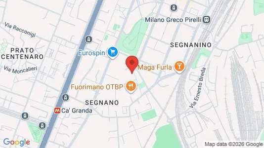 Apartments for rent i Milano Zona 2 - Stazione Centrale, Gorla, Turro, Greco, Crescenzago - kort over placeringen