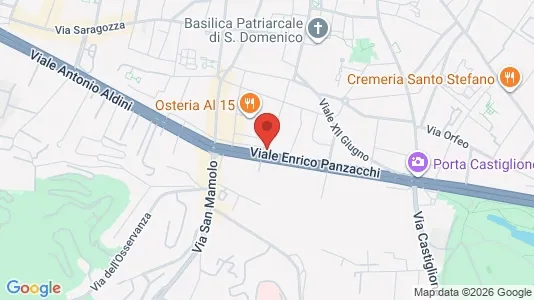Apartments for rent i Bologna - kort over placeringen