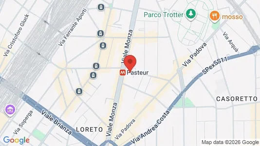 Apartments for rent i Milano Zona 2 - Stazione Centrale, Gorla, Turro, Greco, Crescenzago - kort over placeringen