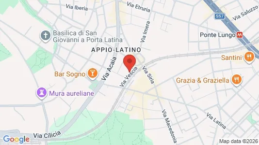 Apartments for rent i Roma Municipio VII – Appio-Latino/Tuscolano/Cinecittà - kort over placeringen