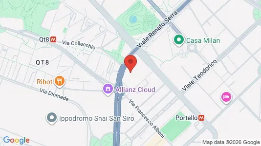 Apartments for rent i Milano Zona 7 - Baggio, De Angeli, San Siro - kort over placeringen