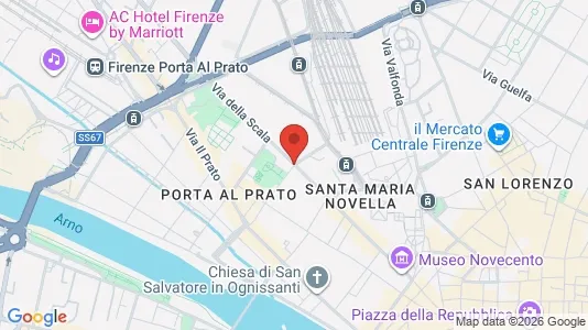 Apartments for rent i Florence - kort over placeringen