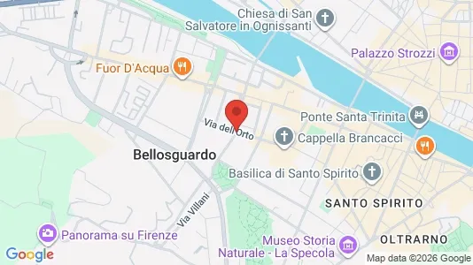 Apartments for rent i Florence - kort over placeringen