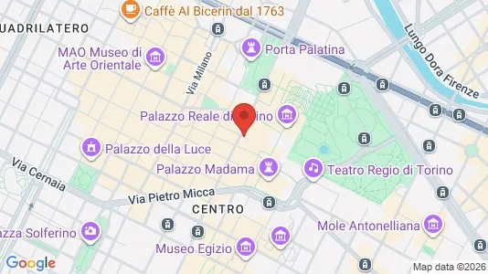 Rooms for rent i Turin - kort over placeringen