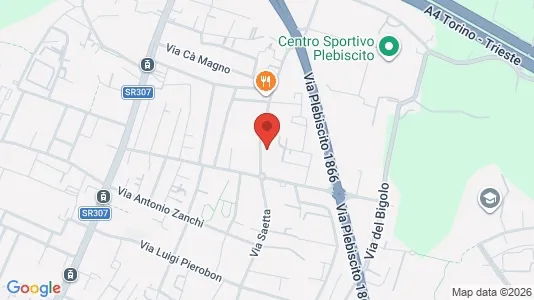 Apartments for rent i Padua - kort over placeringen