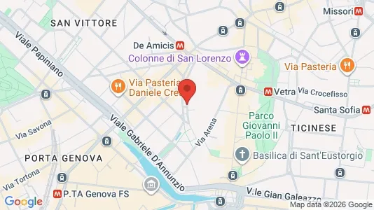 Apartments for rent i Milano Zona 1 - Centro storico - kort over placeringen