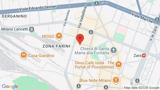 Rooms for rent i Milano Zona 9 - Porta Garibaldi, Niguarda - kort over placeringen