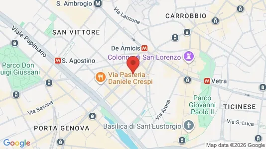 Apartments for rent i Milano Zona 1 - Centro storico - kort over placeringen