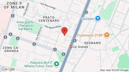Apartments for rent i Milano Zona 9 - Porta Garibaldi, Niguarda - kort over placeringen