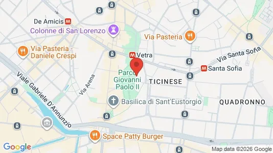 Apartments for rent i Milano Zona 1 - Centro storico - kort over placeringen