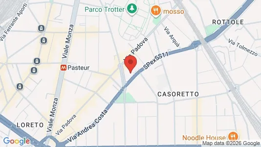 Apartments for rent i Milano Zona 3 - Porta Venezia, Città Studi, Lambrate - kort over placeringen