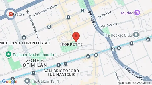 Rooms for rent i Milano Zona 6 - Barona, Lorenteggio - kort over placeringen