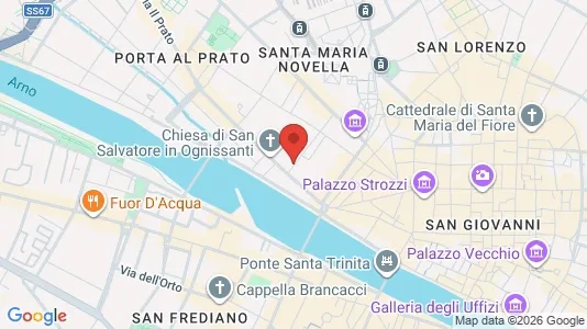 Apartments for rent i Florence - kort over placeringen