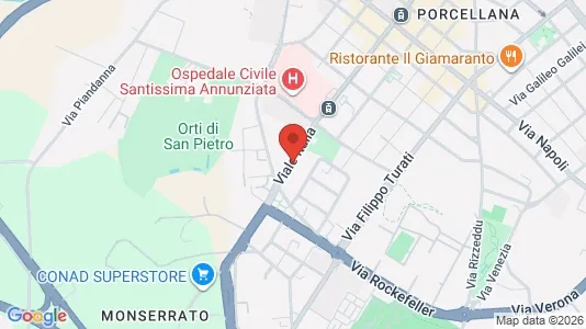 Rooms for rent i Sassari - kort over placeringen