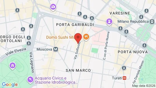 Apartments for rent i Milano Zona 1 - Centro storico - kort over placeringen