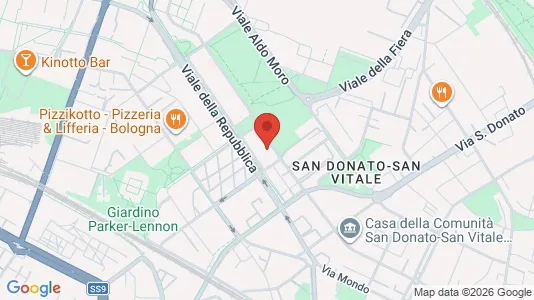 Rooms for rent i Bologna - kort over placeringen