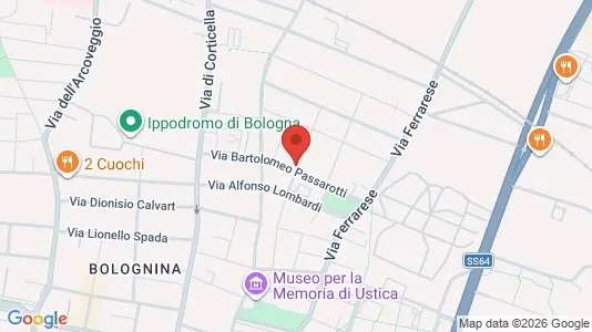 Rooms for rent i Bologna - kort over placeringen