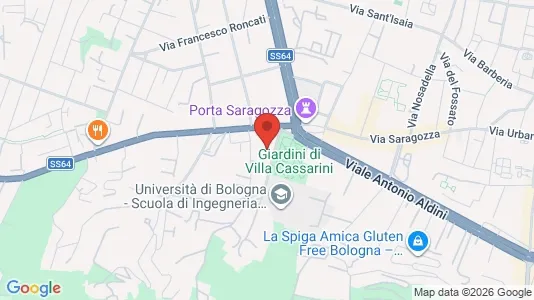 Rooms for rent i Bologna - kort over placeringen