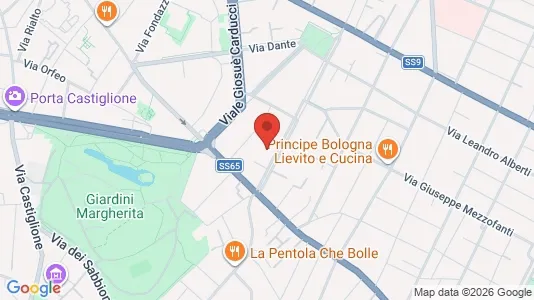 Rooms for rent i Bologna - kort over placeringen