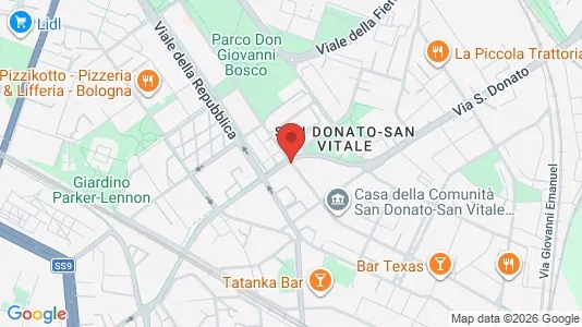 Rooms for rent i Bologna - kort over placeringen