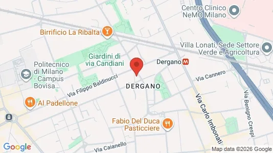 Apartments for rent i Milano Zona 9 - Porta Garibaldi, Niguarda - kort over placeringen