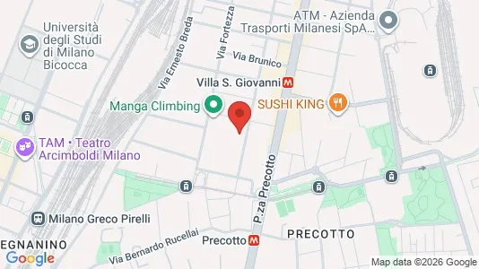 Apartments for rent i Milano Zona 2 - Stazione Centrale, Gorla, Turro, Greco, Crescenzago - kort over placeringen