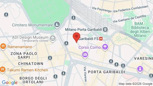 Apartments for rent i Milano Zona 1 - Centro storico - kort over placeringen