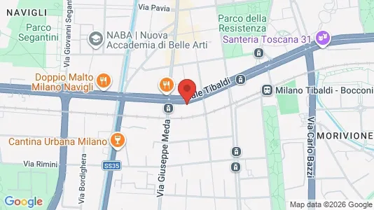 Apartments for rent i Milano Zona 5 - Vigentino, Chiaravalle, Gratosoglio - kort over placeringen