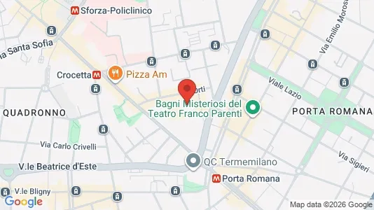 Apartments for rent i Milano Zona 1 - Centro storico - kort over placeringen